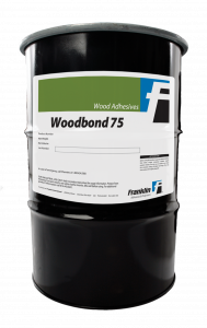 A large gallon of Woodbond 75 adhesive