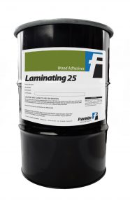 A large gallon of Laminating 25 adhesive